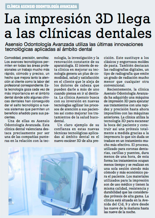 Asensio Odontología Avanzada con las nuevas tecnologías y la innovación