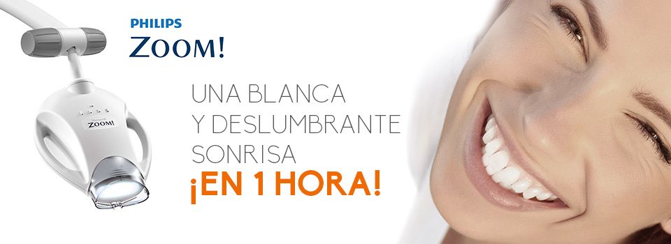 Banner blanqueamiento dental Philips Zoom