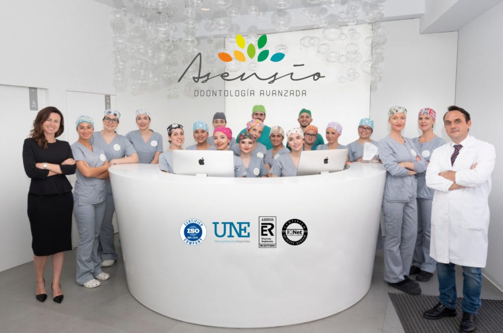 Equipo dental Asensio Odontología Avanzada